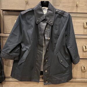 Rag & Bone 3/4 sleeve sateen military jacket 6